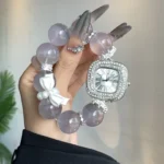 Crystal Watch: Purple Fluorite 18-19mm