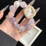 【 Crystal Watch 】 Lavender Purple Water White Crystal White Ghost