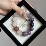 Amethyst, Purple Ghost Powder, Crystal, White Crystal, Starlight Strawberry Crystal, 14-16