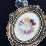 Crystal Most Treasure - Amethyst Sea Blue Treasure White Ghost Purple Lithium Radiant Powder Crystal Yellow Fluorite Earth Agate 15-18mm