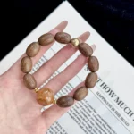 Agarwood yellow gum flower 18mm