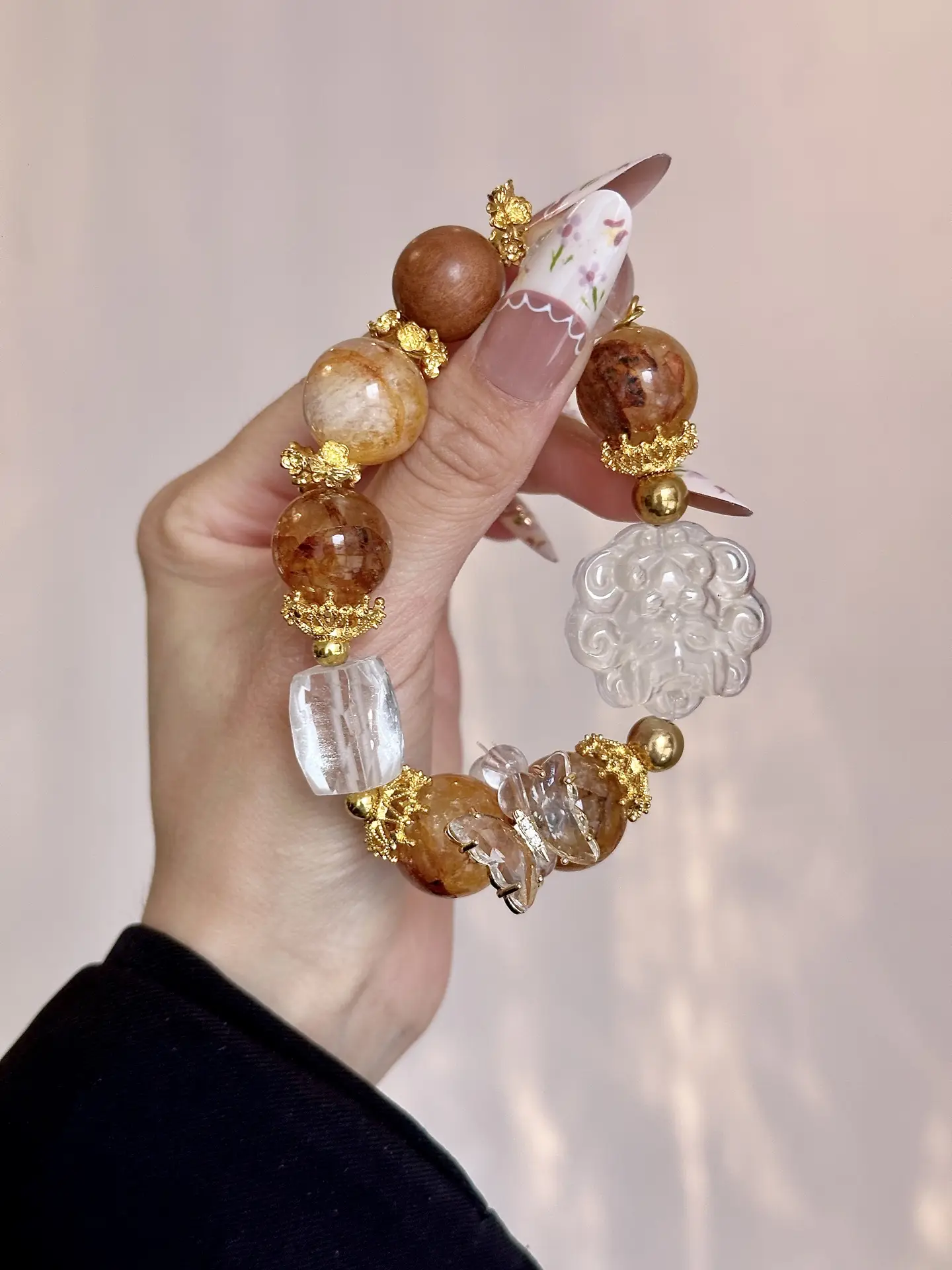 i1757338379781_4052_0_1.webp Yellow gum flower white crystal 15-16mm - Image 1