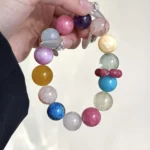 Uruguay purple water gel flower sea blue treasure agate powder crystal yellow crystal green fluorite red patterned stone calcite 14-16mm