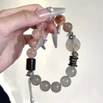 Black Gold Super Rabbit Hair Tea Crystal Agarwood 11-12mm