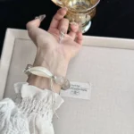 Nepal frosted old crystal green ghost rabbit fur 12-15mm