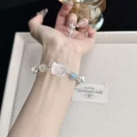 White Crystal Powder Crystal Lemon Yellow Water Natural Baroque Pearl Shell Beads