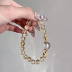 White crystal, yellow tower crystal, 8-12mm