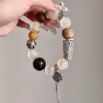 Yellow Gum Flower Thousand Layer Ghost Agarwood Lemon Yellow Water Tea Crystal Yao 14-18mm