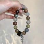 Tea crystal green ghost Yangqishi agarwood 12mm